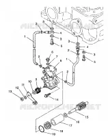 Bomba de aceite 500 EFI / 0930674 and  500 EFI SKS / 0930574 (4922962296035A)