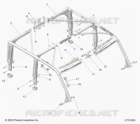 CHASSIS, CAB BASTIDOR