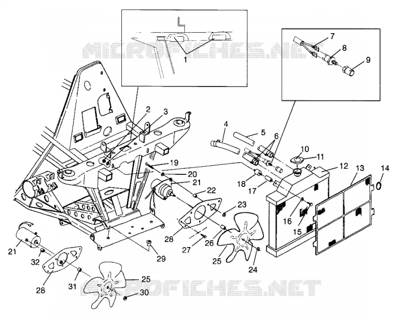 SISTEMA DE REFRIGERACIÓN Scrambler W967840 (4935823582A010)