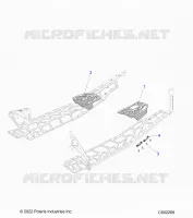 CHASIS, PASSENGER FOOTRESTS