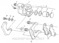 FRONT FRENO XPRESS 300 W97CA28C and  XPRESS 400L W97CA38C (4939603960C001)