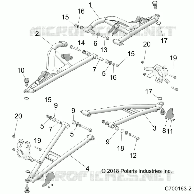 SUSPENSIÃ“N DELANTERA CONTROL ARMS