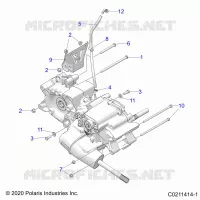 TREN, MAIN GEARCASE MOUNTING
