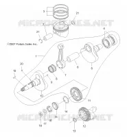 MOTOR, CIGUEÑAL AND PISTÓN