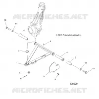 SUSPENSION, A-ARM AND PUNTAL MOUNTING