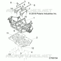 CHASSIS, MARCO PRINCIPAL AND SKID PLATES