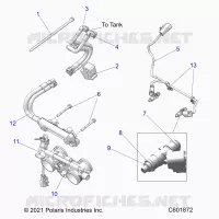 SISTEMA DE COMBUSTIBLE, RAIL, LINES AND THROTTLE BODY