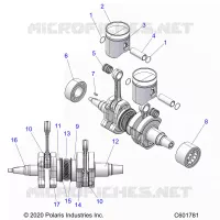 ENGINE, PISTON AND CIGUEÑAL
