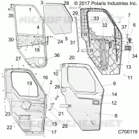 PUERTAS, WNDW STD, FRONT, FULL CRANK