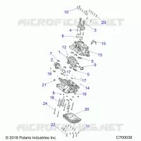 ENGINE, CRANKCASE AND CIGUEÑAL