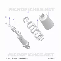 SUSPENSION, CHOQUE FRONTAL TRACK (7045714)