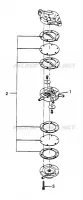 BOMBA DE COMBUSTIBLE 500 0972764,  EUROPEAN 500 E972764,  500 SKS 0972564, EUROPEAN 50 (4938393839D005)