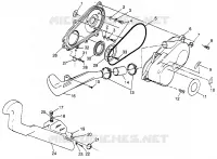tapa del embrague (SPORT) Sport 400L W97BA38C (4940124012C005)