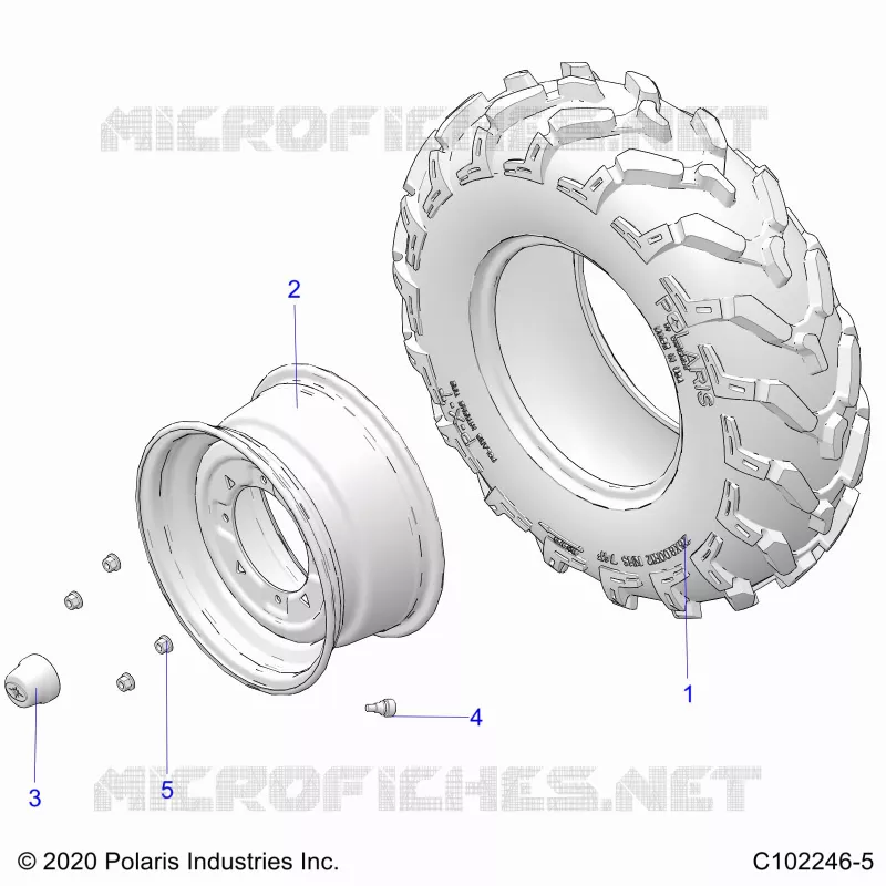 RUEDAS, FRONT TIRE