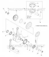 MOTOR, CIGUEÑAL AND PISTÓN