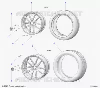 RUEDAS, FRONT AND REAR