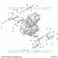 MOTOR, MOUNTING & LONG BLOCK