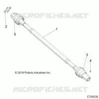TREN, REAR PROP SHAFT