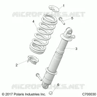 SUSPENSION TRASERA SHOCK MOUNTING