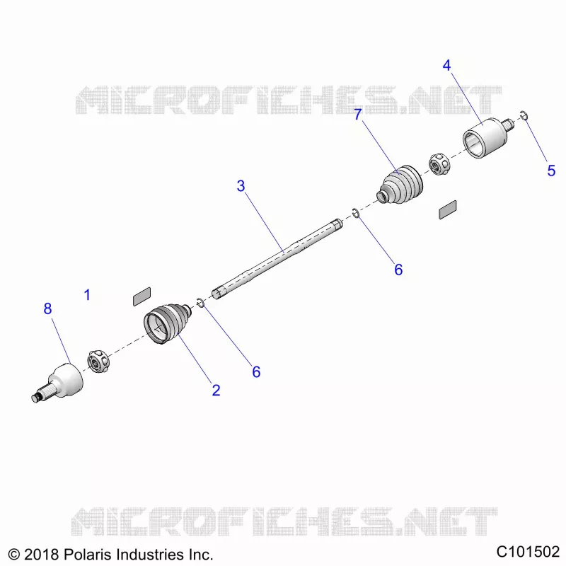 DRIVE TRAIN, DRIVE EJE TRASERO