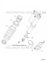 SUSPENSION TRASERA SHOCK MOUNTING