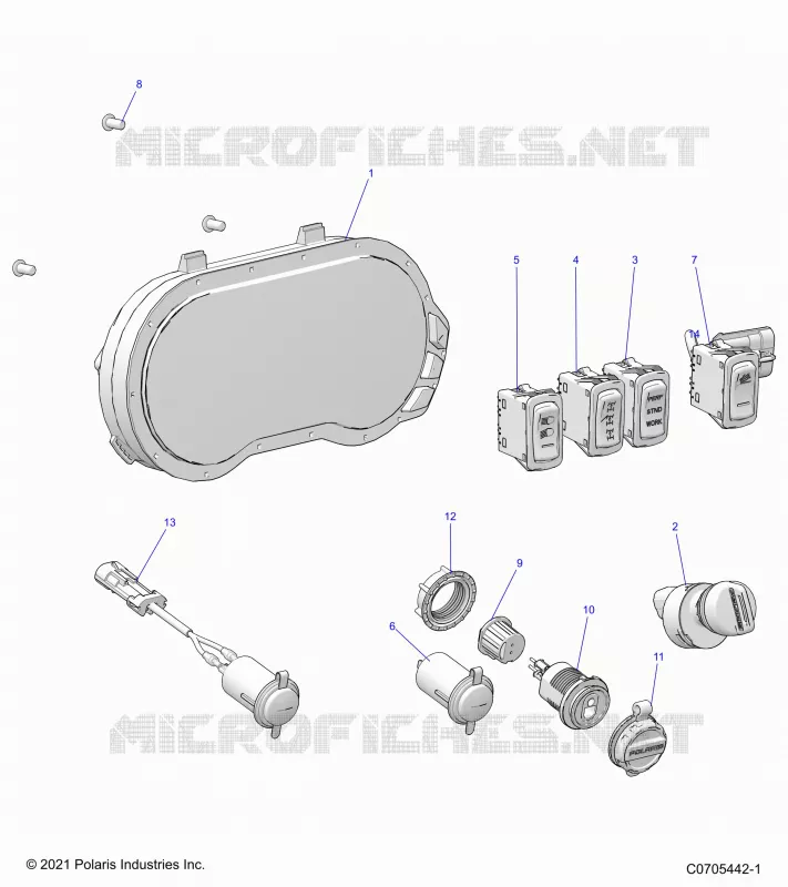 ELECTRICA, DASH INSTRUMENTS