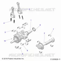 ENGINE, CIGUEÑAL AND BEARINGS