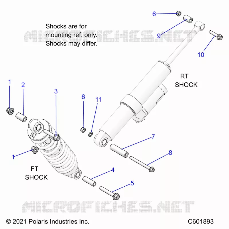 SUSPENSION, MONTAJE DE DESCARGA, REAR SUSP.
