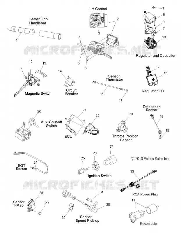 INTERRUPTORES, SENSORES and COMPONENTS