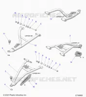 SUSPENSIÃ“N DELANTERA CONTROL ARMS
