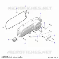 TREN, CLUTCH COVER AND DUCTING