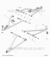 SUSPENSIÃ“N DELANTERA CONTROL ARMS