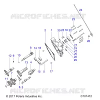 DRIVE TRAIN, PRINCIPAL GEARCASE