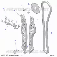 LA CADENA DE LEVAS AND TENSIONER