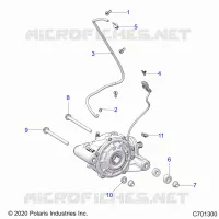 TREN, FRONT GEARCASE MOUNTING
