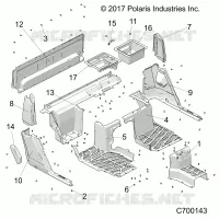 CARROCERÍA POSTERIOR CLOSE OFF, FENDERS AND FLOOR