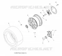 RUEDAS, REAR and HUB