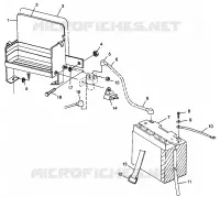 CAJA DE BATERIA WIDETRAK LX 0982065 and EUROPEAN WIDETRAK LX E982065 (4943884388C002)