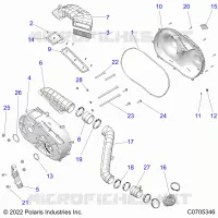 TREN, CLUTCH COVER AND DUCTING
