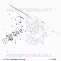 ENGINE, CUERPO DE MARIPOSA AND FUEL RAIL