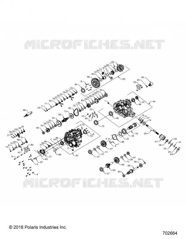 DRIVE TRAIN, PRINCIPAL GEARCASE (FROM 6/17/2019)