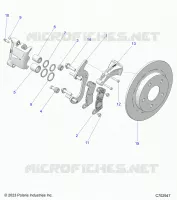 BRAKES, PINZA TRASERA