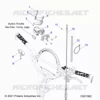MOTOR, THROTTLE CONTROL ASM.