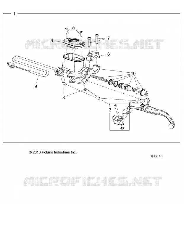 BRAKES, FRONT BRAKE LEVER AND CILINDRO MAESTRO