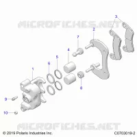 BRAKES, PINZA FRENO TRASEIRA