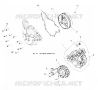 MOTOR, STATOR AND COVER