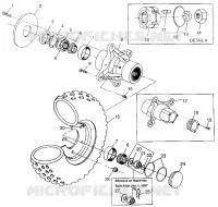 RUEDA DELANTERA BIG BOSS 6X6 400L W97AE38A (4940814081B007)