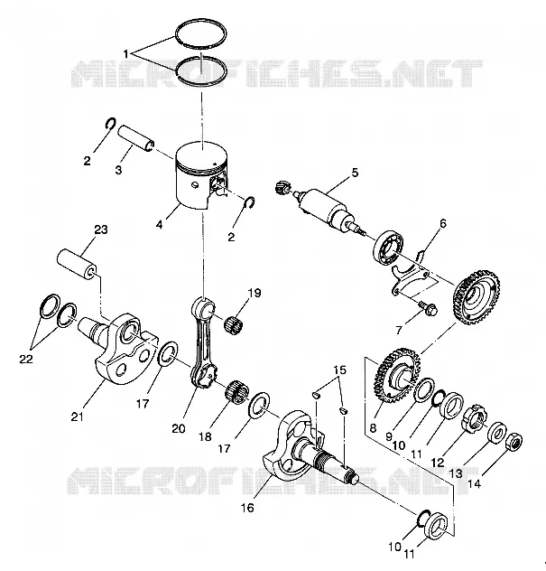 PISTÓN Y CIGÜEÑAL 4X4 350L W938139 (4924052405037A)