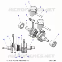 ENGINE, PISTON AND CIGUEÑAL