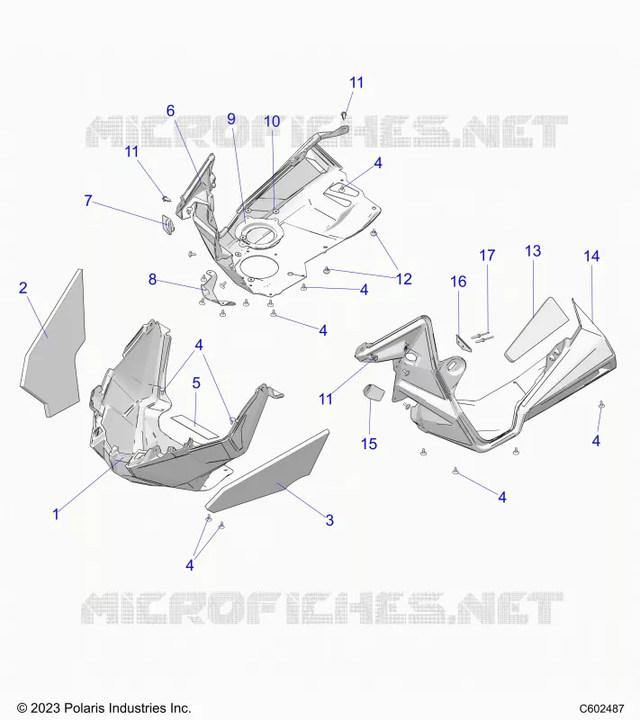 NOSEPAN ASM./FENDERS